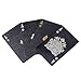 ACELION Playing Cards Waterproof Plastic Diamond Poker Playing Gift Cards (Printing Black Diamond)