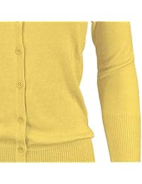 YEMAK suéter de punto con cuello redondo y mangas 3 4 para mujer (S-3X)