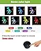 Tiscen 3D Illusion Night Light, LED Table Desk Lamps, Dinosaur Nightlights, 7 Colors USB Charge Lighting Bedroom Home Decoration for Kids Christmas Halloween Birthday Gift,Plastic
