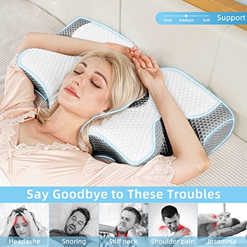 Pillows for Sleeping XTX Memory Foam Pillow, Cervical Pillow for Neck