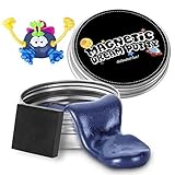 ILC Magnetic Putty Playdough Creative Magnet Toy Slime Stress Reliever for Kids and Adults for Fun (Blue)