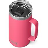 YETI Rambler 24 oz Mug, Vacuum Insulated, Stainless Steel with MagSlider Lid