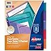 Avery Big Tab Insertable Plastic Dividers, Two-Tone Colors, Two Pockets, 5-Tab Set (11982) primary