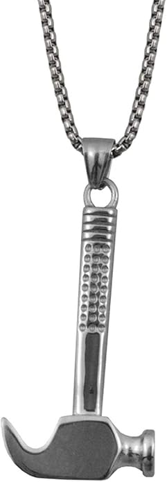 Collier Zimmermann Marteau De Couvreur Artisans Amazon Fr Bijoux