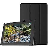 MoKo Verizon Ellipsis 10 HD Case - Ultra Slim Lightweight Smart-shell Stand Cover Case for Verizon Ellipsis 10 Tablet 2017 Release, BLACK