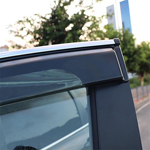 Vesul Updated Side Smoke Window Visor Vent Rain Guard Wind Deflectors Shield Sun Shade Fits on Honda CR-V CRV 2017 2018 2019