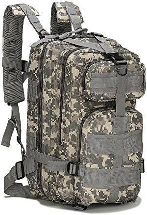 YingTech Military Tactical Backpack 3P Pack Molle Bug Out Bag Rucksacks for Outdoor Hiking Camping Trekking Bag (ACU Camo)