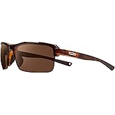 Revo Sunglasses Crux N: Polarized Lens Filters UV, Semi-Rimless Rectangle Wrap Frame