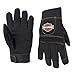 Harley-Davidson Men's Bar & Shield Full-Finger Mesh Gloves 98263-07VM Black Size XL