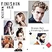 Eyebrow Stamp and 10 Styles Eyebrow Stencil Kit, One Step Perfect Brow Pomade Stamp Shaping Kit Eyebrow Definer with Eyebrow Pen Brush and Eyebrow Trimmer Buildable Brow Stencil ​Makeup Tools (grey)