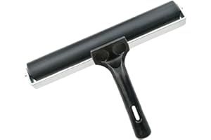 HAMINELER 7.9'' Rubber Roller Glue Roller for Anti Skid Tape Construction Tools, Printmaking, Inking and Gluing Applications