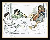 Jules Pascin Woman and Children in the Orient - 20