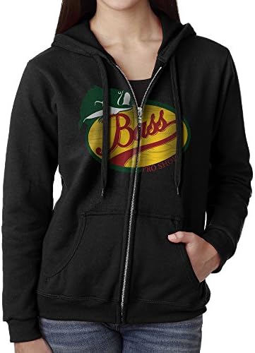 KJhsfub Casual Womens Outdoor Sport Bass Pro Full-Zip Sweatshirt Hoodie Jacket Large