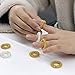 Habbi Acupressure Finger Rings 30pcs Spiky Sensory Finger Rings Medicine Massage Ring Handheld Fidget Toy for Kids Teens & Adults Silent Stress Reducer & Massager - Helps with Focus ADHD & Autism
