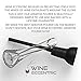 Wine Eccentric Wine Aerator and Wine Aerator Pourer - Great for Red and White Wine. Premium Breather-Decanter Spout Black