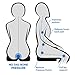 Tadge Goods Seat Donut U Cushion For Office Chair – Supports Lower Back, Tailbone, Sciatic Nerve, and Coccyx Pain - Orthopedic Memory Foam | Universal Car, Truck, Vehicle & Office Use