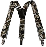 N'Ice Caps Big And Little Kids Unisex Solid And Printed Adjustable Suspenders