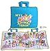 Pockets of Learning My ABC Animal Train Travel Bag, Activity Busy Book for Toddlers and Children for Children, Alphabet Quiet Book