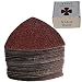 XXGO Triangular Oscillating Multi Tool Sanding Pads 3-1/8 Inch 80mm Assorted Grit 60/80/100/120/240 Grits Pack of 55 Pcs No.XG5501 primary