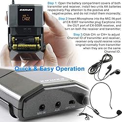 EXMAX UHF-938 UHF Acoustic Transmission Wireless