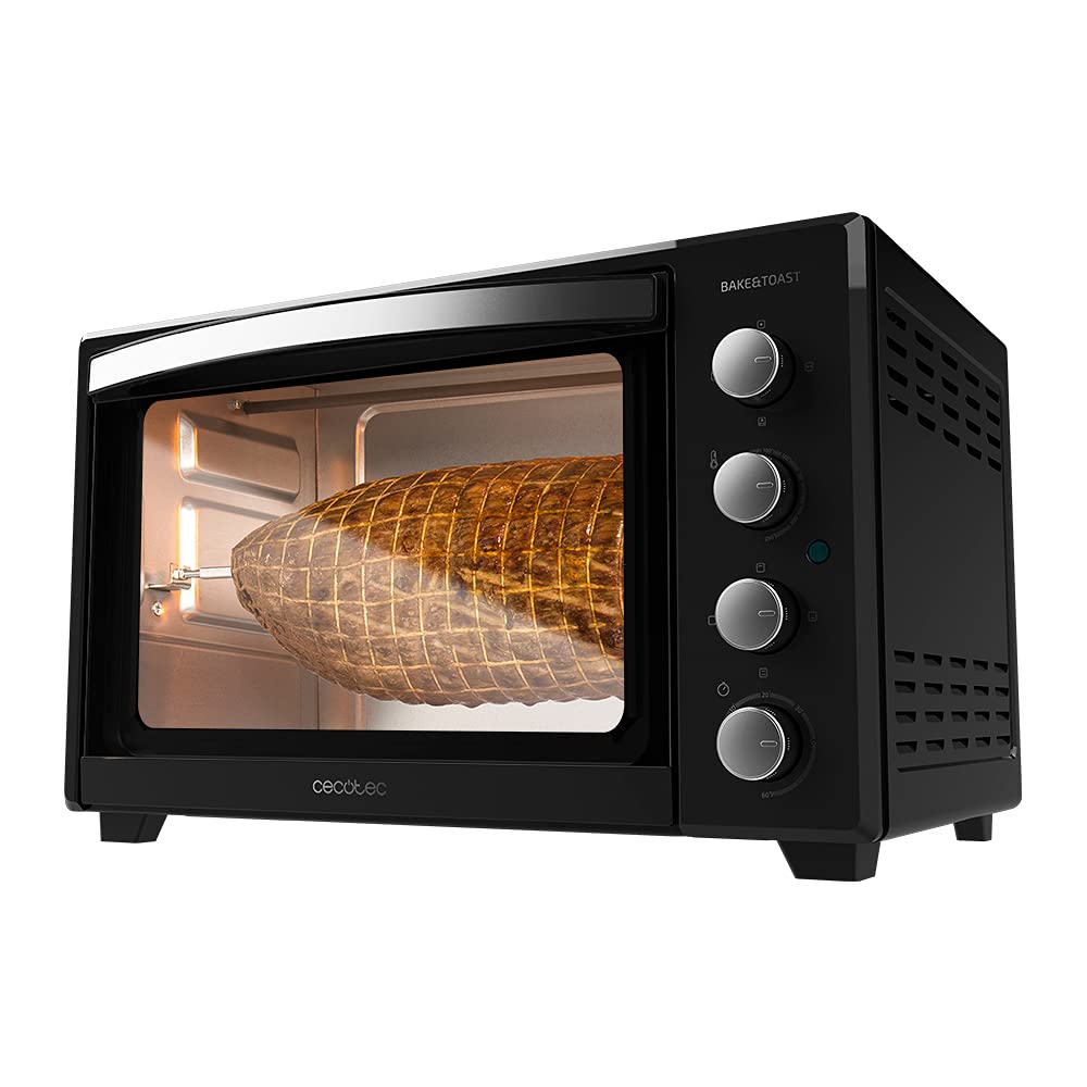 Cecotec-Horno-Sobremesa-de-Conveccion-BakeToast-4500-Black-Gyro-2000-W-Capacidad-45-L-12-Funciones-Combinables