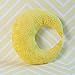 Snuggle Stuffs Crescent Moon Minky Plush Yellow Throw Pillow