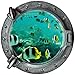 BooDecal 3D Porthole View Undersea Tropical Fishes Waterproof Peel and Stick Vinyl Wall Decals Wall Stickers for Kids Room Bathroom 18 inches x 18 inches