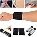 Oguine 1 Pair Tourmaline Magnetic Self-Heating Therapy Wrist Brace Sports Sprain Forearm Protection Wrist Belt Outdoor Indoor Accessories