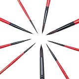 Transon Artist Round Watercolor Brush Set 9pcs Synthetic Sable view 7