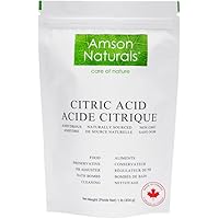 Citric Acid 1lb /454 g/ 16oz –100% Pure Food Grade, use for bath bombs, descaling, household cleaner.