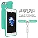 GOOSPERY Pearl Jelly for Apple iPhone 7 Plus Case (2016) Slim Thin Rubber Case (Mint)