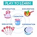 Auney 28Pcs Kids Kitchen Pretend Play Accessories Toys, Cooking Set, Pots and Pans, Cookware Playset, Healthy Cutting Vegetables, Knife, Utensils, Learning Toys for Girls, Boys, Toddlers