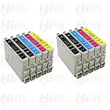 10 Pack Replacement Inkjet Cartridges for Stylus C68 C88 C88+ C88Plus CX3800 CX3810 CX4200 CX4800 CX5800 CX5800f CX7800 D68P D88 D88+ D88Plus DX3800 DX4800