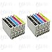 10 Pack Replacement Inkjet Cartridges for Stylus C68 C88 C88+ C88Plus CX3800 CX3810 CX4200 CX4800 CX5800 CX5800f CX7800 D68P D88 D88+ D88Plus DX3800 DX4800