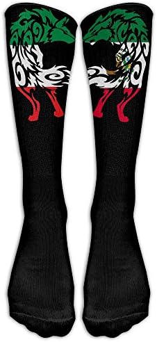 Men's Women's ITALY MEXICO WOLF LOVE Athletic Socks Stockings Tube Socks