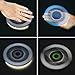 Uspeedy Finger Ring Spinner, Phone Finger Grip Ring Stand with 360 Degree Rotation No Loose Smartphones Metal Holder for Mobile Cell Phone (1 8 Gray)