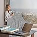 RelaxEden® Adult Weighted Blanket W/Removable, Washable Duvet Cover| 20 lbs, 60”x 80” Size| Heavy Glass Micro-Beads| Supreme Sleeping Comfort for Adults| Hot & Cold Sleeping| 100% Soft Cotton Build