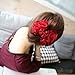 Bluelans Pack of 5 Women's Hair Clip Beautiful Korean Chiffon Rose Bow Hair Claw Clip Gorgeous Hair Accessory (5pcs (black,blue,beige,pink,red))