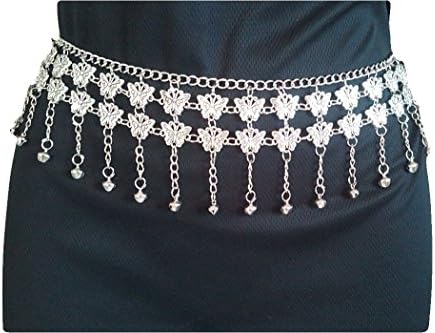 Women's Fashion Chains Belt Hip Waist Belly Dance Troupe Adjustable