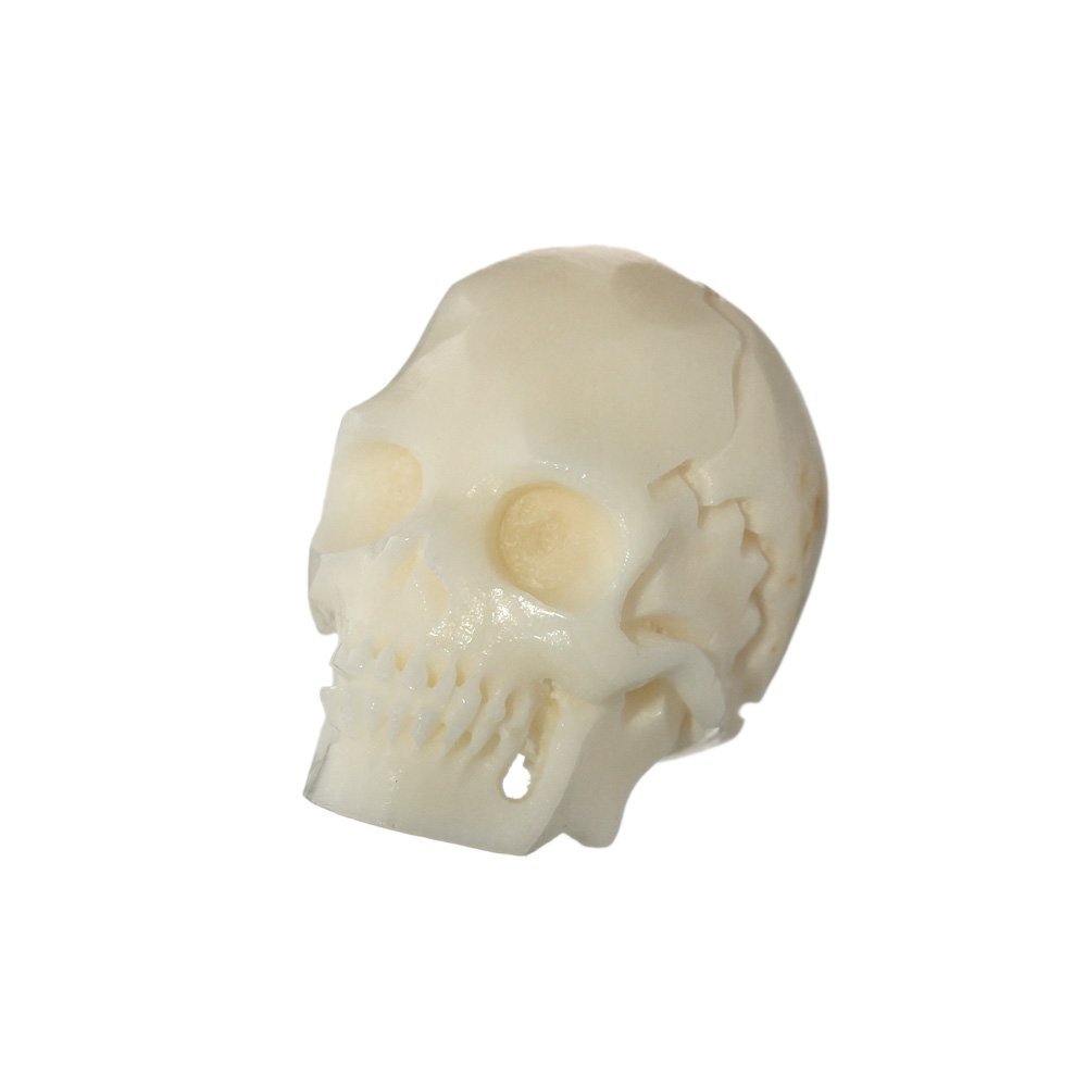 NKlaus hair accessories beard bead BLAZER skull bone curly bead 6434