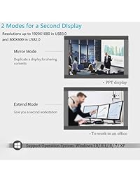 TopYart USB 3.0 a VGA Video Graphic Card Display Externo Convertidor Cable Adaptador para PC Laptop Windows 7 8 8.1 10