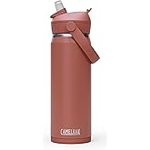 CamelBak Thrive Flip Straw Insulated Stainless Steel Water Bottle Sierra Red, 20oz