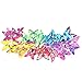 Wisehands 72 Pcs 3D Removable Butterfly Wall Decals with Sponge Gum and Magnet for Home DIY, Baby Room, Party and Birthday Decoration (6 Color, 6 Pack of 12 Each)