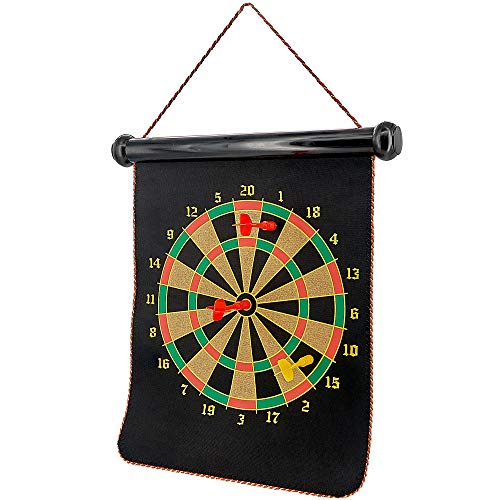 Srenta 13.5" Magnetic Dart Game Set for Kids and Adults - Safe Indoor Stress Relief Game Including Darts, Single Set
