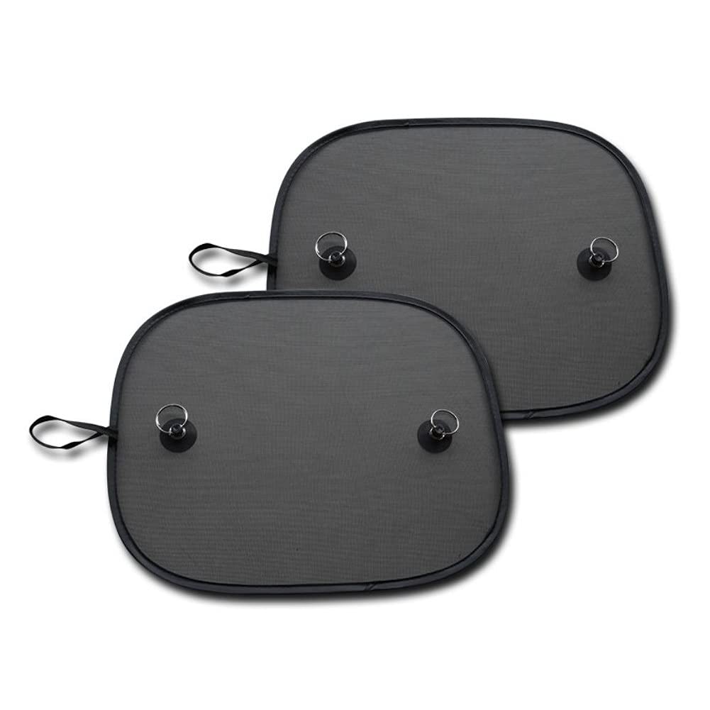 Voarge 2 Pack Universal Car Sun Shades for Side and Rear Window, Car Visor Side Window Sun Shade Cover Blocking Harmful UV Rays, Best for Baby, Kids and Pets Protection