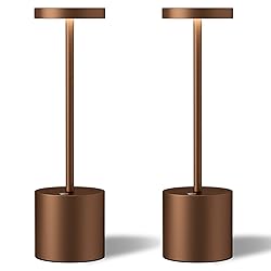 TBBGA 2 Pack Cordless Table Lamps, 5000mAh