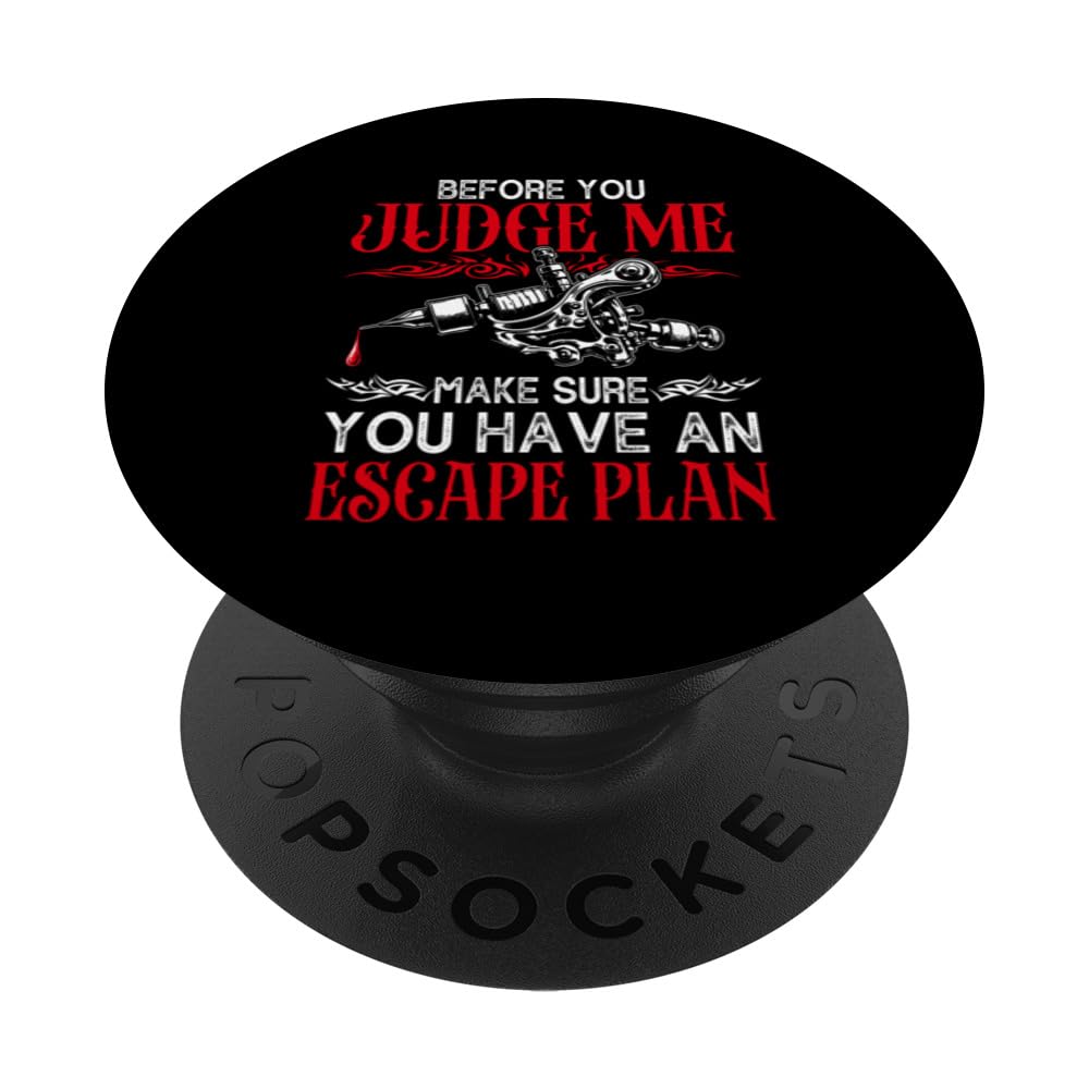 Tattooist Tattoo Artist inked PopSockets Swappable PopGrip