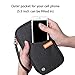 DEW Travel Wallet RFID Blocking Waterproof Document Organizer Credit Card Clutch Bag, Family Passport Holder with Removable Wristlet Strap