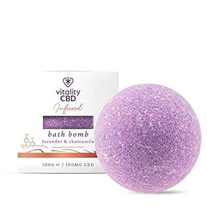 Vitality CBD Infused Bath Bomb 100mg cannabidiol