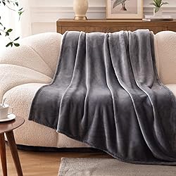 Bertte Fleece Throw Blanket Super Soft Cozy Warm